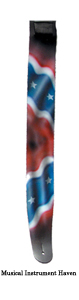 LM PRODUCTS REBEL FLAG GUITAR STRAP